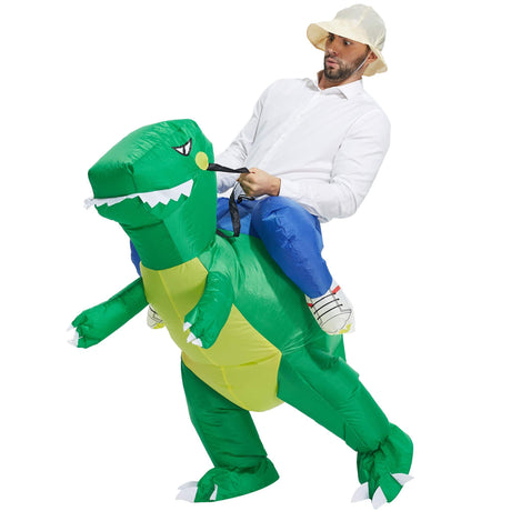 Inflatable Costume Adult, Halloween Costumes for Men, Dinosaur Adults, Blow up Costume for Adult Halloween