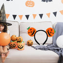 Halloween Cute Headband Pumpkin Orange Hair Bands Halloween Decorations Women Girls Holiday Party Costume Accessories