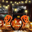 Halloween Cute Headband Pumpkin Orange Hair Bands Halloween Decorations Women Girls Holiday Party Costume Accessories
