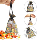 4X6Inch Halloween Drawstring Gift Bags, 100Pcs Mixed Color Party Favor Bags Candy Pouch for Halloween Supplies