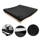 200X200cm 420D Heavy Duty Sandbox with Cover, Sand Coxes for Kids Outdoor Square Sandboxes Sandpit Cover (Black), Cover Only