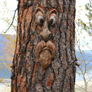 Tree Faces Decor Outdoor, Tree Face Outdoor Statues Old Man Tree Hugger Bark Ghost Face Decoration Funny Yard Art, Tree Decor