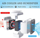 Portable Air Conditioner, Personal Air Cooler 3-in-1 Air Conditioner, Compact Evaporative Cooler Air Humidifier, Speed Desktop