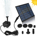 Mini Solar Fountain Pump, Solar Water Pump Power Panel Kit Submersible Brushless for Garden Water Circulation/Pond Fountain