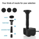 Mini Solar Fountain Pump, Solar Water Pump Power Panel Kit Submersible Brushless for Garden Water Circulation/Pond Fountain