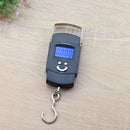 110lb/50kg Fish Scales Backlit LCD Portable Electronic Balance Digital Fishing Scale Hanging Scale with Measuring Tape Ruler