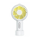 Mini Handheld Fan Personal Portable Fan 3 Speed Adjustable Angle Removable Base Lanyard USB Recharging Battery