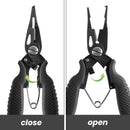 Fishing Pliers, Braid Scissors and Split Ring Pliers, Fishing Hook Remover, Saltwater Resistant Fishing Gear Fishing Needle Nose