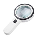Magnifiers Magnifier with Light, 10x Handheld Magnifier, HD Illuminated Magnifying Glass for Seniors for Reading/Inspection