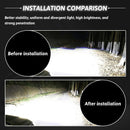 2 PCS H7 Car LED Fog Light, Super Bright CREE Chip, 360° Light Range 7000K White LED Bulb, Decoding Reversing Light