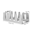 Stainless Steel Roasting Stand, Portable BBQ Multi Grill Rack Gentle Cooking Rustproof Holds 4 Ribs for Grilling Barbecuing Smokin