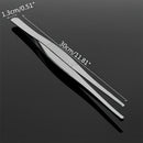 Kitchen Tweezers, Stainless Steel Food Tweezers Culinary Long Chef Tongs with Precision Serrated Non-slip Tooth Grain Tips