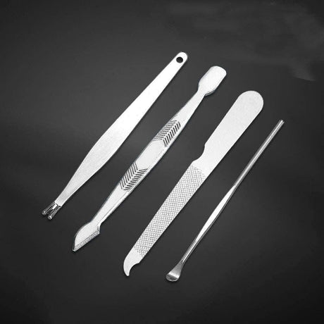 Nail Clippers 16Pcs Nail Art Manicure Tools Nails Clipper Scissors Tweezer Manicure Sets Nail Art Tools Durable