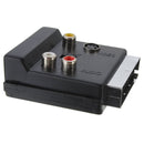 Female Adapter Black for DVD Players 21Pin Scart Adaptor Block to with in/Out Switch Scart Adaptor Block Car Connectors
