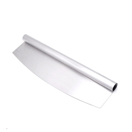 Pizza Rocker Cutter to Easily Cut Through Crusts and Desserts with One Motion, Blade Cover Protects Blade When Stored