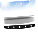 Pizza Rocker Cutter to Easily Cut Through Crusts and Desserts with One Motion, Blade Cover Protects Blade When Stored