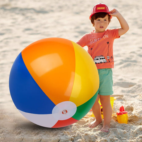 Large Beach Ball Pool Balls for Swimming Pools Giant Inflatable Balls for Kids Beach Pool Summer Party