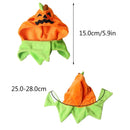 Halloween Pumpkin Cat Hat Cat Cosplay Costume Cap Cat Collar Costume CUTE DESIGN CONVENIENT Happy Halloween