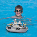 Toy Boat Bath Toys - Children’s Toy Boat， Big Warship Aircraft Carrier Toy in Bath tub, Gift for Kids Pool Toys
