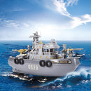 Toy Boat Bath Toys - Children’s Toy Boat， Big Warship Aircraft Carrier Toy in Bath tub, Gift for Kids Pool Toys
