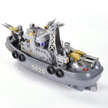 Toy Boat Bath Toys - Children’s Toy Boat， Big Warship Aircraft Carrier Toy in Bath tub, Gift for Kids Pool Toys