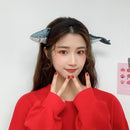 Salted Fish Headband Women Funny Salted Fish Hairband Makeup Headband Wash Face Halloween Hair For Halloween Costume Adults
