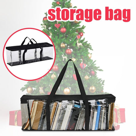 Heavy Duty Christmas Tree Storage Bag Large, Waterproof Xmas Tree Bag With Reinforced Handles Zippers For Disassembled Holiday Trees