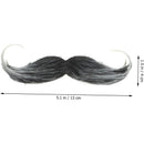 2pcs Halloween Costumes Halloween Decorations Beard Ornament Costume Beard Party Props Cosplay Fake Mustache Fake Beard