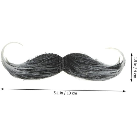 2pcs Halloween Costumes Halloween Decorations Beard Ornament Costume Beard Party Props Cosplay Fake Mustache Fake Beard
