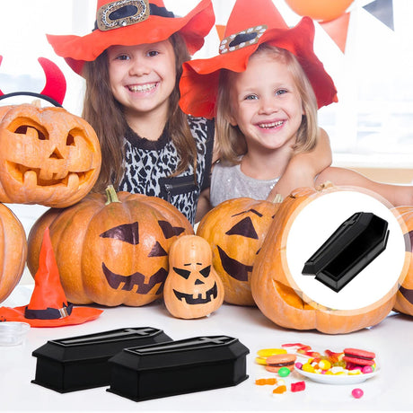 Mini Halloween Coffin, Mini Coffin Boxes, Halloween Coffin Prop, Coffin Shaped Treat Box, Candy Box with Lids