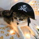 Skull Hat Delicate Pirate Design Hat Pet Halloween Hat Pet Dog Hat Decoration Costume for Halloween Party