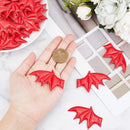 2 Style 20PCS Leather Halloween Bat Wings DIY Crafts Bat Wing Spooky Bats Halloween Decorations for Hair Ornament