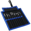 9Pcs ESD Tweezers Set Precision Tweezers Set ，Non-magnetic and Anti-Static Stainless Laboratory Work And Used for Beauty Etc