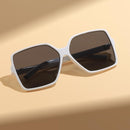 Women's Chic Square Oversized Sunglasses Big Large Wide Fashion Shades for Women Men  UV Protection Statement Piece