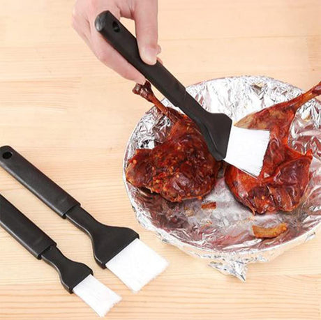 Basting Brushes,Seasoning Brush, for Barbecue Butter Grill BBQ Sauce Baster Marinade Kitchen Food Cooking Brushes -Pack of 2