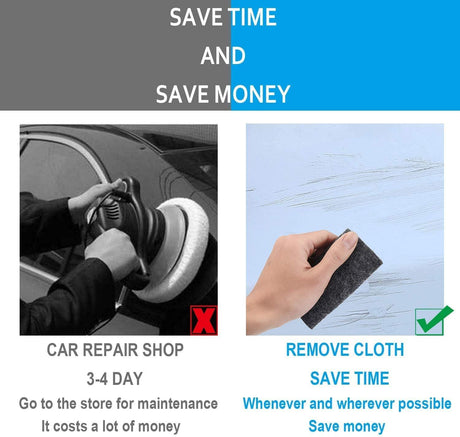 Nano Sparkle Cloth for Car Scratches, Magic Cloth Scratch Remover Car Paint Scratch Repair, Water Spots Repair Stain Remover