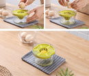 Citrus Lemon Orange Juicer Manual Hand Squeezer with Built-in Measuring Cup and Grater,space saving storage Green