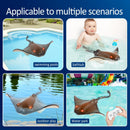 Remote Control Shark Stingray Toys,  Water Toys Pool Toys for Kids, High Simulation Stingray Boat Fish Swimming Pool Bathroom
