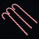12pcs  Christmas Candy Cane Twisted Plastic Candy Cane Xmas Tree Decoration for Christmas Tree Hanging Ornaments