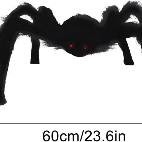 Halloween Decor Simulation Spiders Giant Hairy Spider for Halloween Home Party Decor Outdoor Indoor Yard Garden Plush Spider