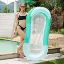 Adult Pool Floating Raft, Floating Hammock,Inflatable Floating Raft,Pool Air Cushion Sofa Floating Chair Bed,Great for Floating