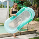 Adult Pool Floating Raft, Floating Hammock,Inflatable Floating Raft,Pool Air Cushion Sofa Floating Chair Bed,Great for Floating