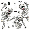 Halloween Window Clings,Skeletons Skull Window Stickers,Halloween Decorations Glass Stickers Wall Decals for Home Party Decoration