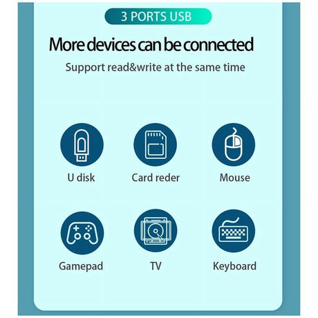 Docking Station Type C to Hdtv Docking Station Mobile Phone Holder Suitable for Mobile Phone and Laptop USB Expansion