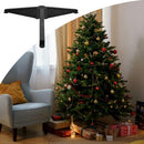 Compact Black Christmas Tree Stand Plastic Holder for Xmas Tree Accessories