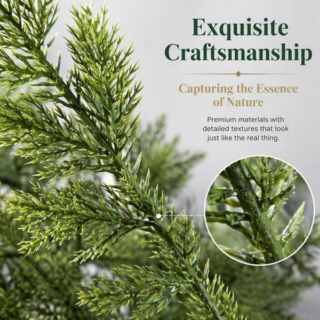 20Pcs Artificial Pine Branches, 12