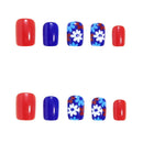 Press-On Nails Full Set for Nail Art Enthusiasts, Perfect for Daily Wear & Special Occasions (Royal Blue)