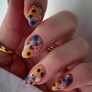 Spring Floral Press-On Nails – Easy, Salon-Quality Manicures for Every Occasion (Light Yellow)