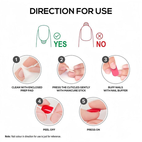 Press-on Nails for Daily Wear, Events, & DIY Manicures, Reusable & Easy to Apply At Home (Nude pink and metallic silver-white)