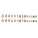 Luxury Almond Press-On Nails For Women, Ideal For Daily Wear & Special Occasions (rose gold)